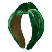 Velvet Turban Band - Emerald Green