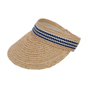 Raffia Visor - Blue Wave